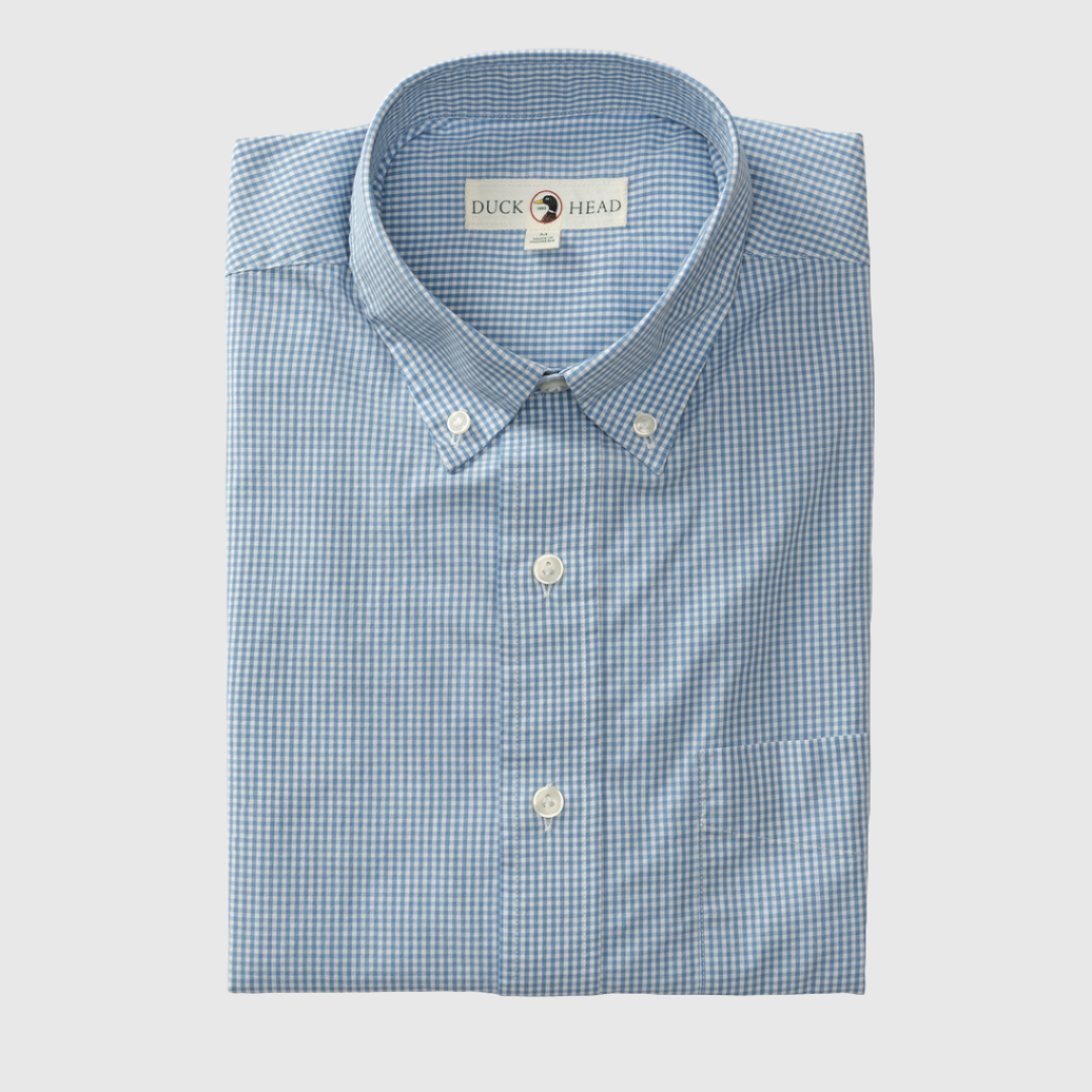 M's LS Performance Poplin Sport Shirt Walton Gingham Shirt