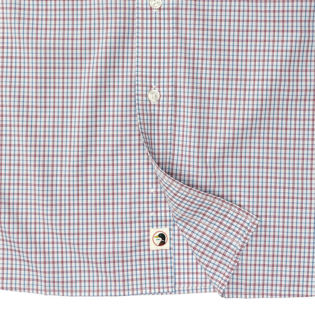 M's Performance Poplin Sport Shirt Langley Plaid