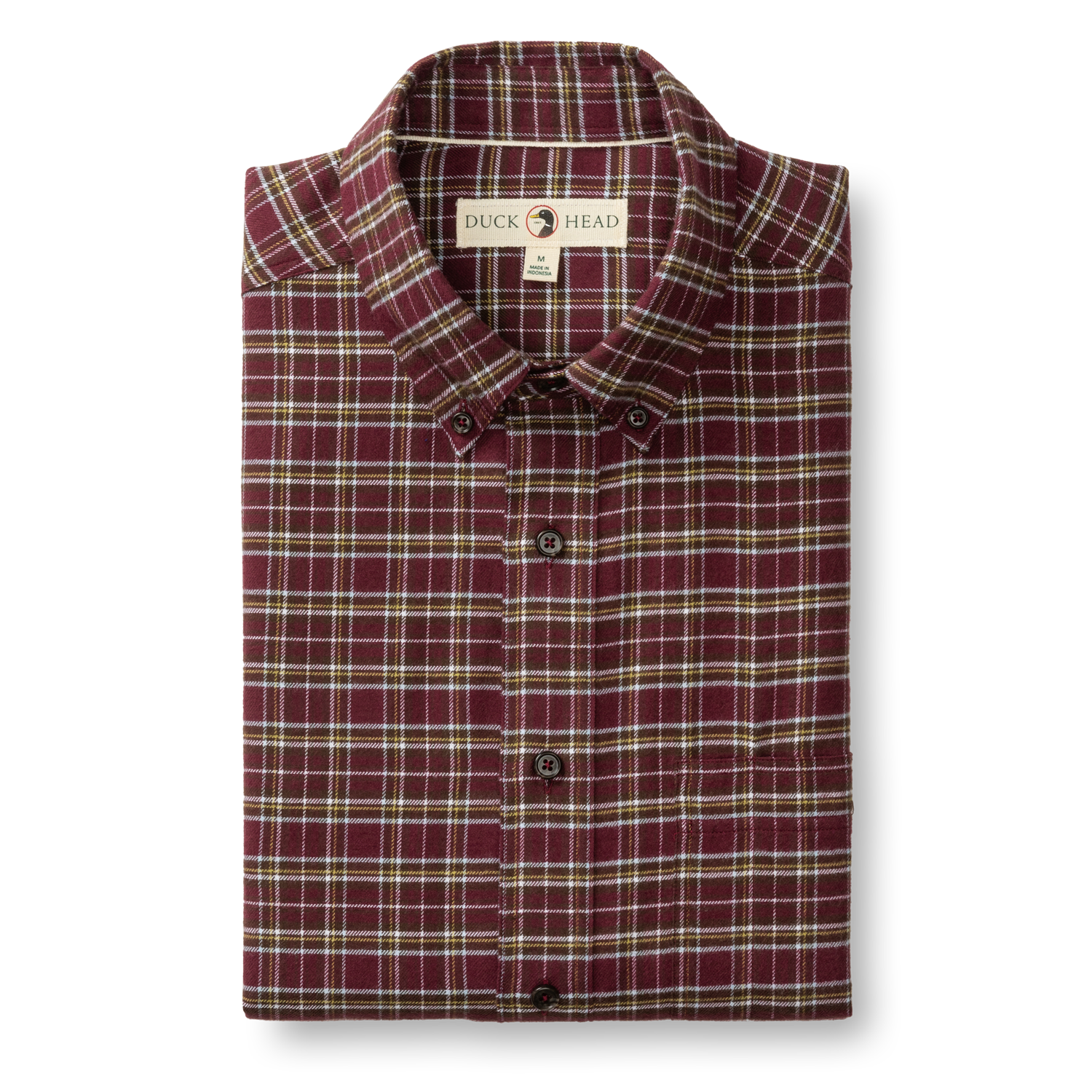 M's LS Cotton Flannel Sport Shirt - Abott Plaid