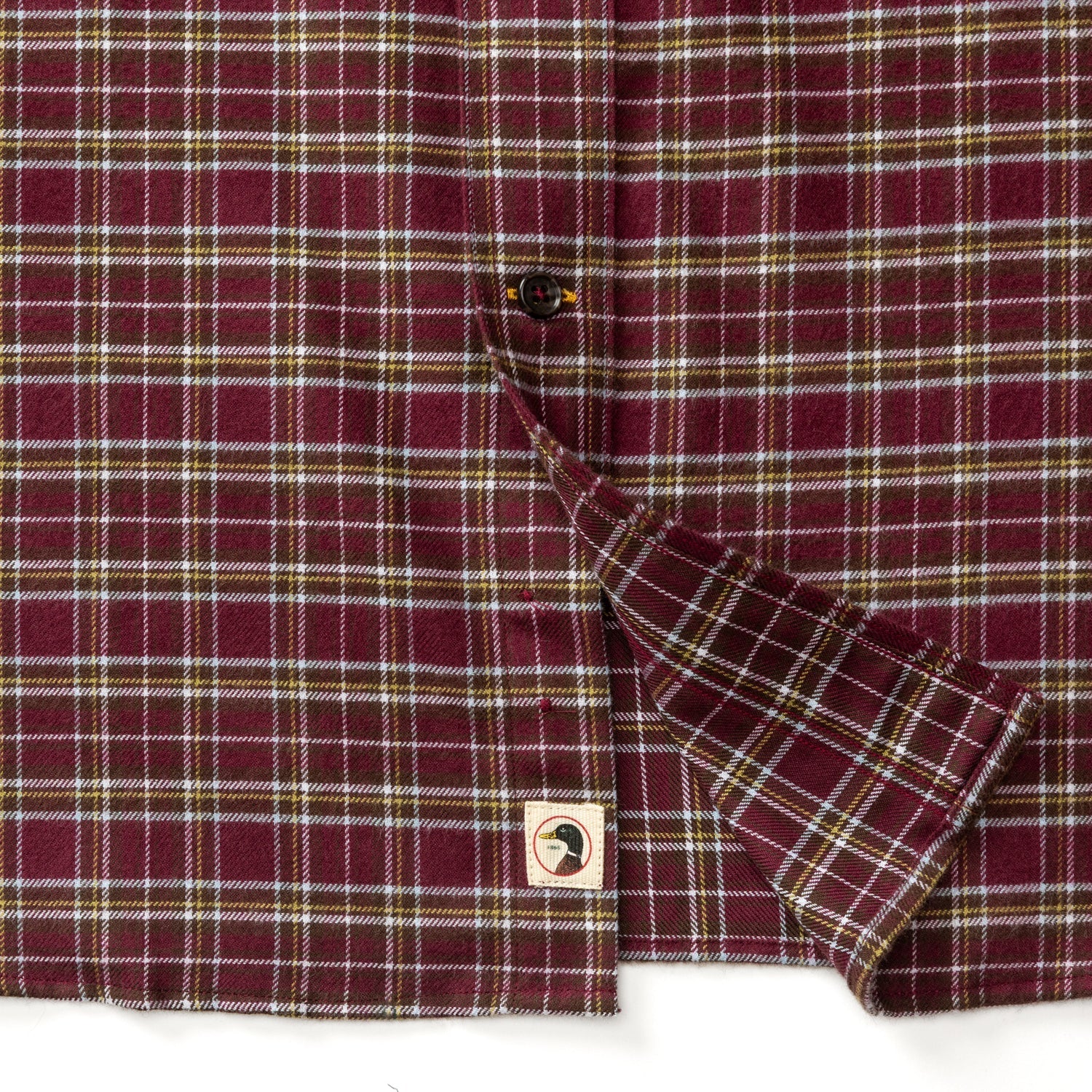 M's LS Cotton Flannel Sport Shirt - Abott Plaid