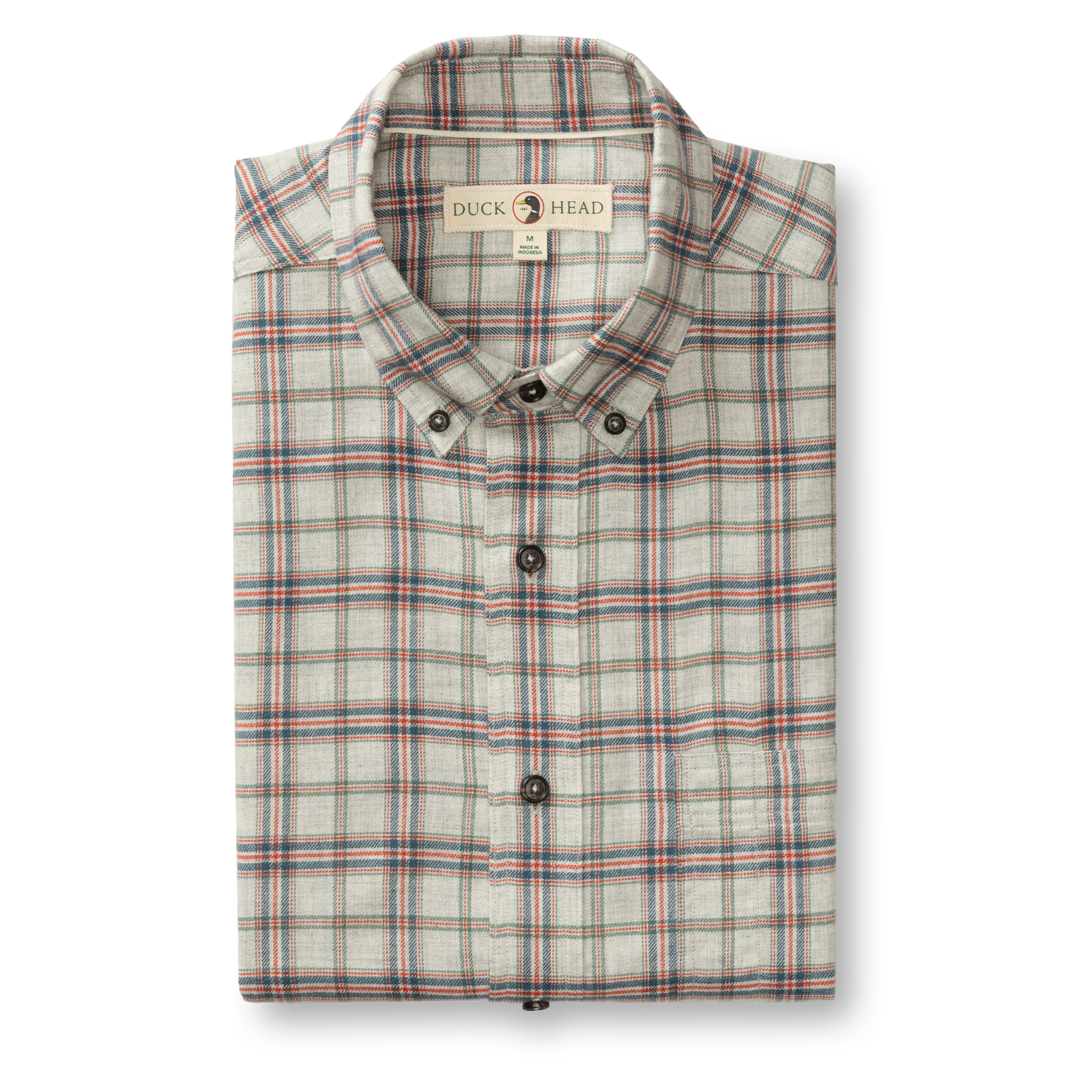 M's LS Flannel Sports Shirt - Malcolm Plaid