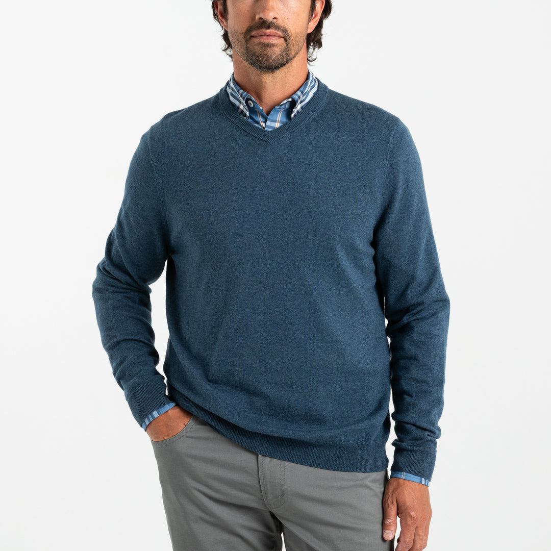 M's Buckley Merino V-Neck Sweater