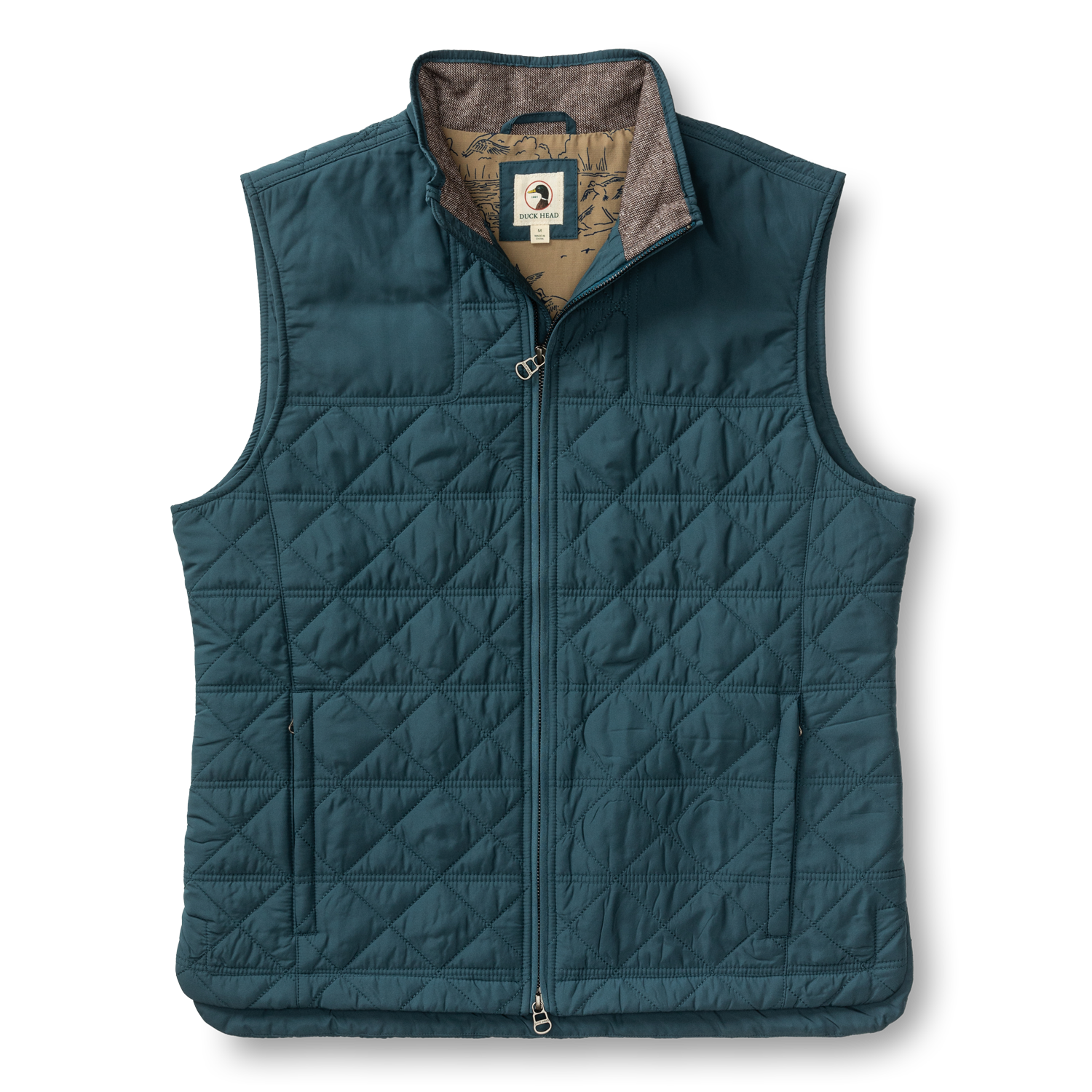 Duck Head Ms Fremont Sport Performance Quilted Vest Orion Blue