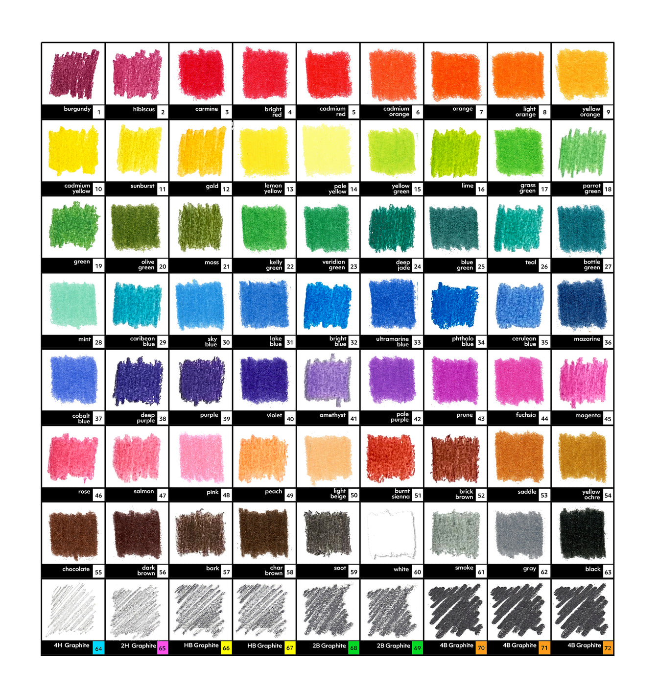 With 72 Lead Deluxe Drawing Set