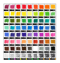 With 72 Lead Deluxe Drawing Set