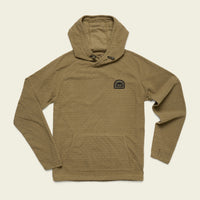Howler Brothers Ms Palo Duro Fleece Hoodie Mountain Grid - Fatigue