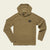 Howler Brothers Ms Palo Duro Fleece Hoodie Mountain Grid - Fatigue