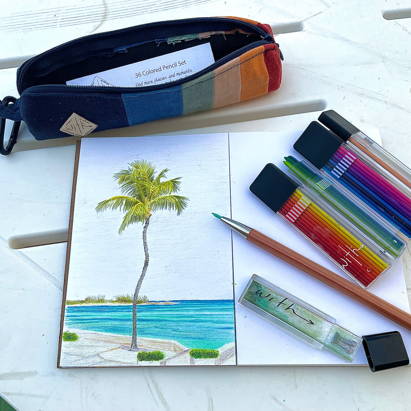 With 36 Colored Pencil Set