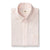 Light pink long sleeve button-down shirt with collar and chest pocket, front view
