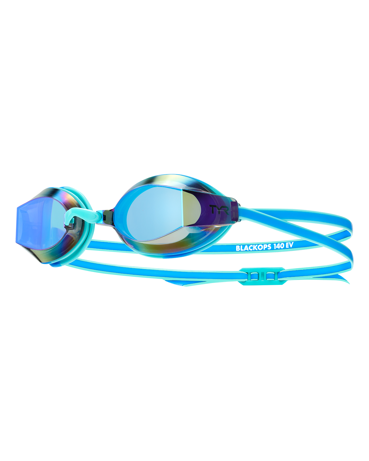 TYR BlackOps 140 EV Mirror Jr Blue/Turquoise