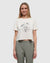tentree Ws Floral Crop T-Shirt Undyed/Meteorite Black