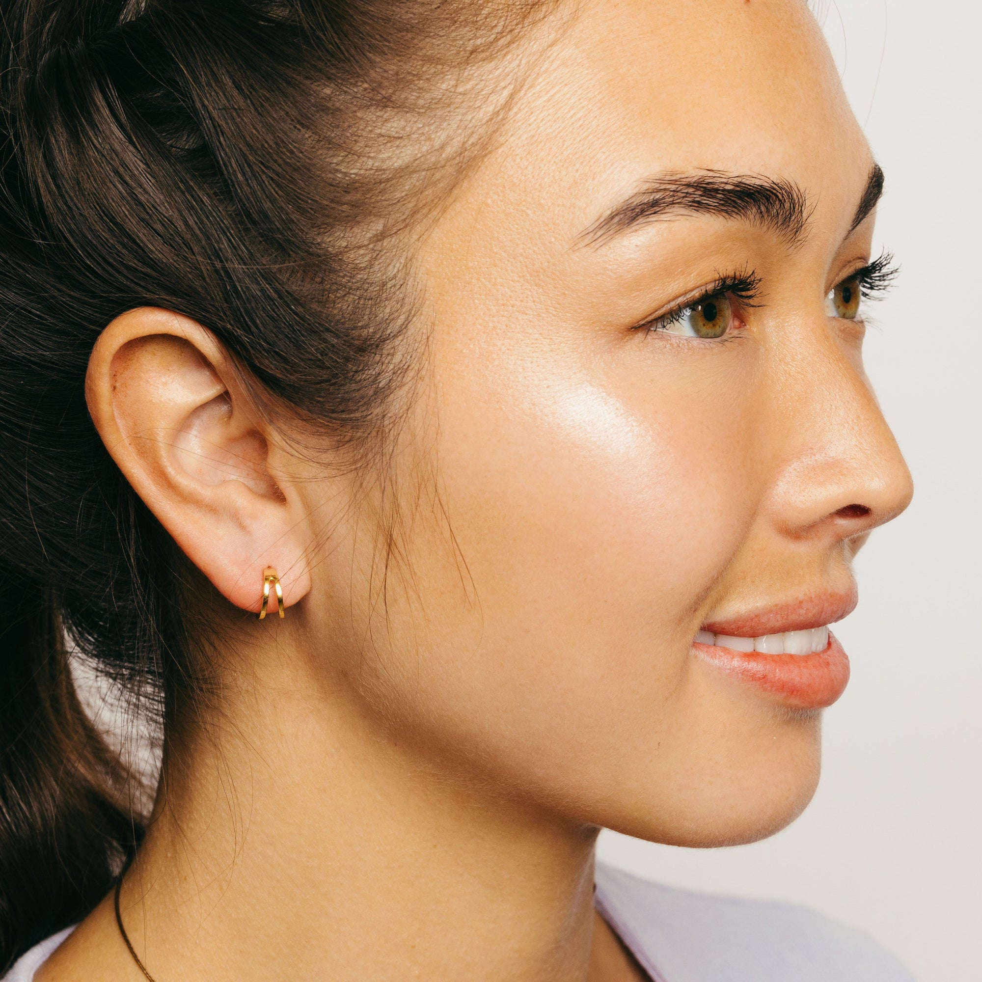 Tiny Charm Post Earrings