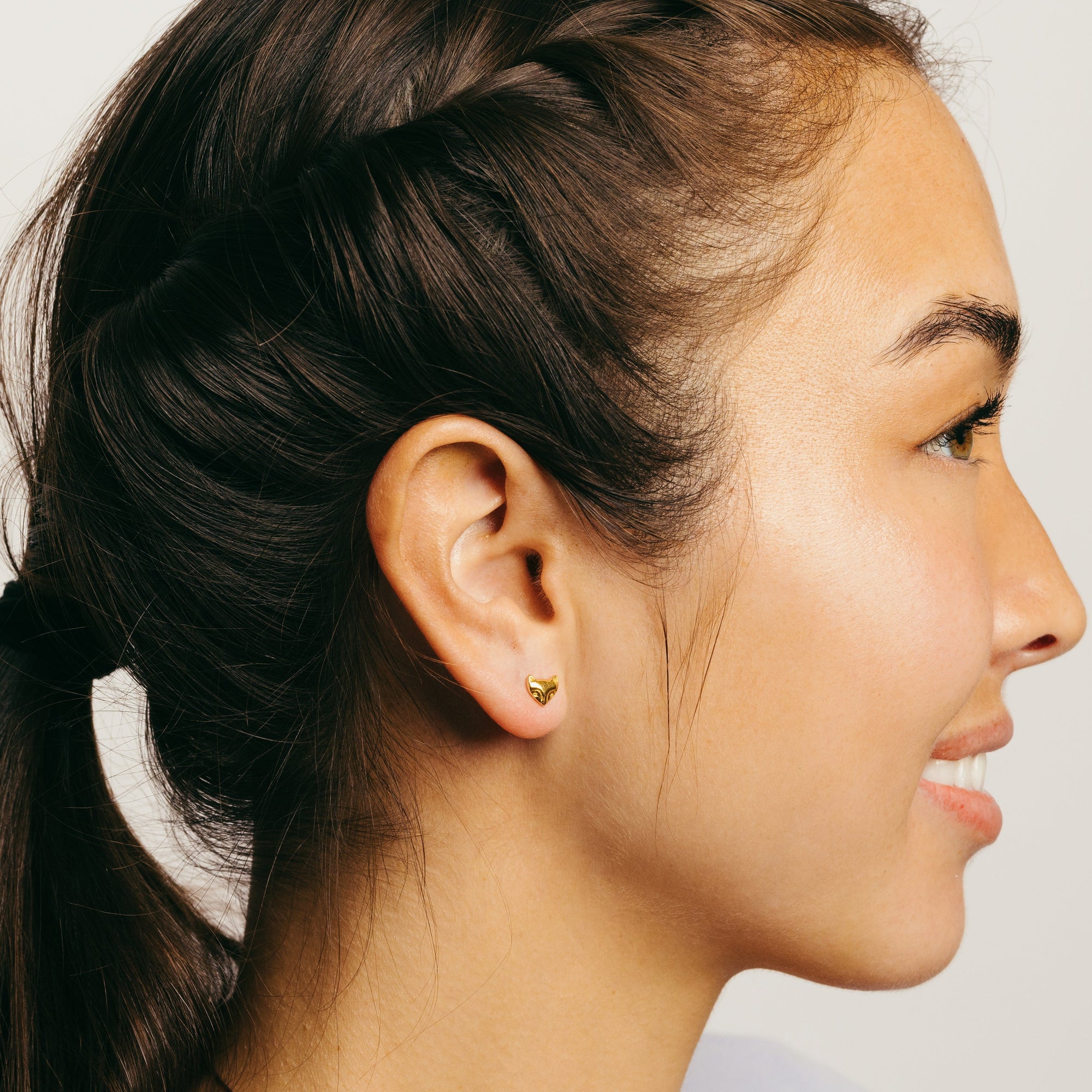 Tiny Charm Post Earrings