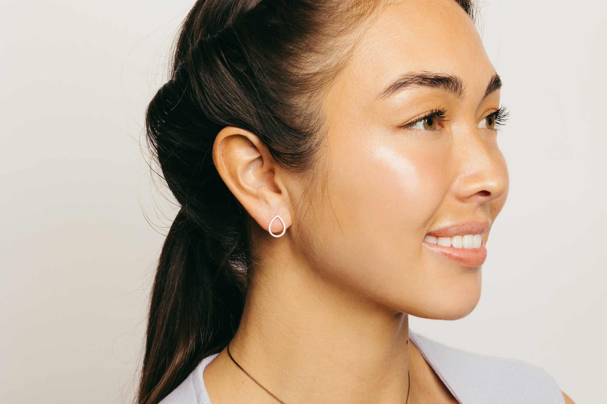 Tiny Charm Post Earrings