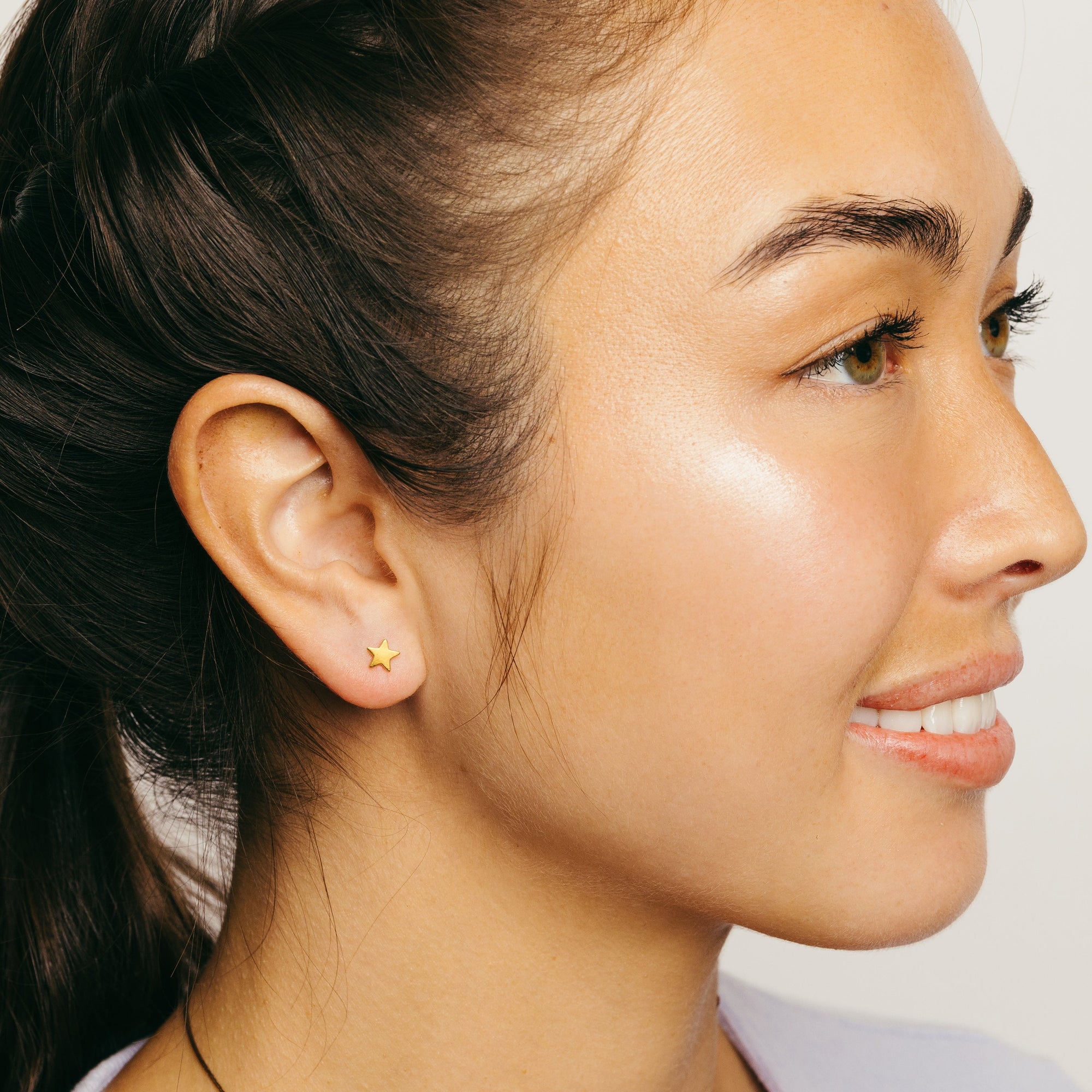 Tiny Charm Post Earrings