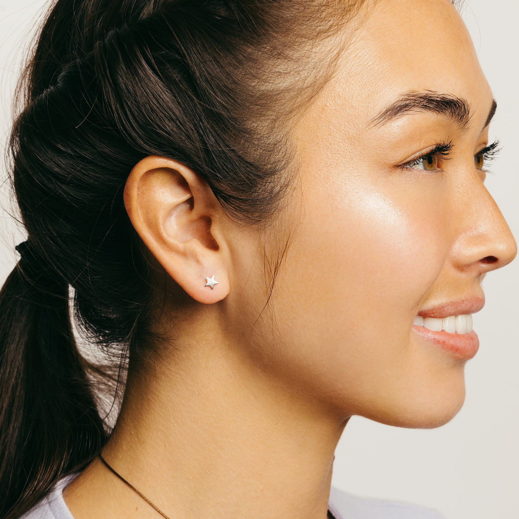 Tiny Charm Post Earrings