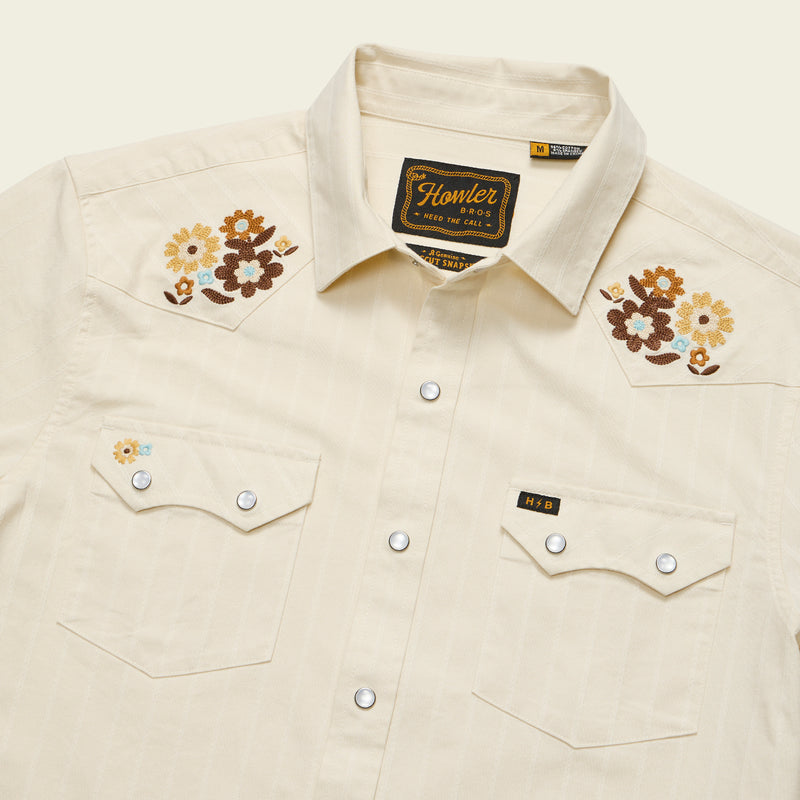 Howler Brothers Ms Crosscut Deluxe Shortsleeve Snapshirt