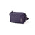 Deep purple ripstop belt bag with zipper closure and adjustable strap, angled view