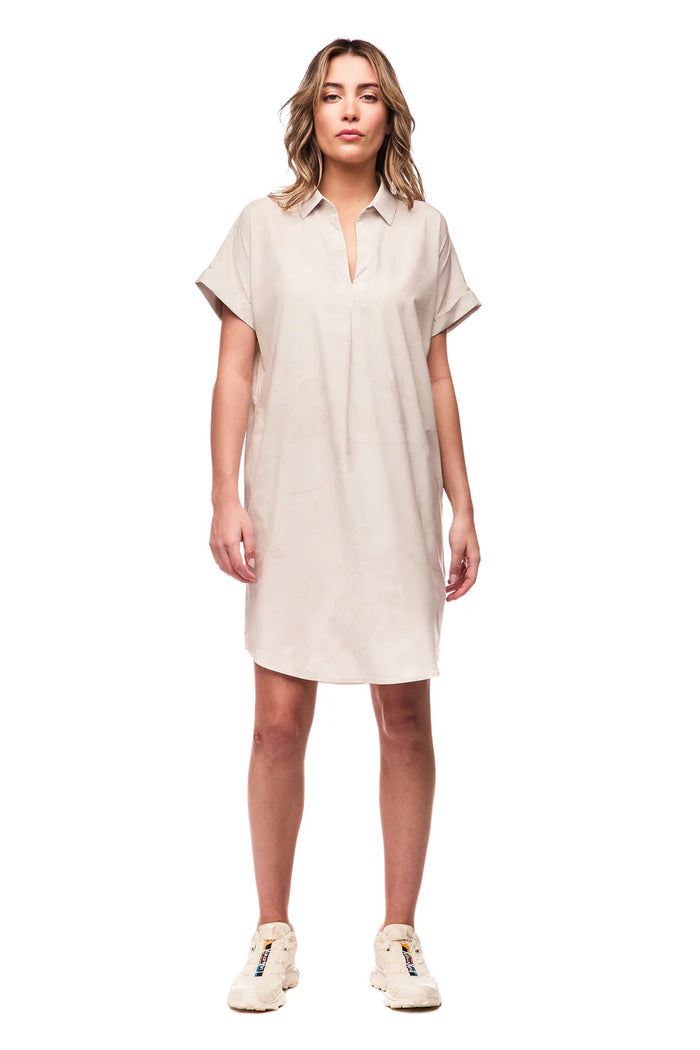 Indyeva Ws Frivol Knee Length Short Sleeve Shirt Dress