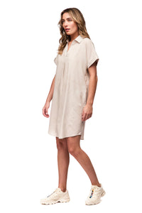 Indyeva Ws Frivol Knee Length Short Sleeve Shirt Dress