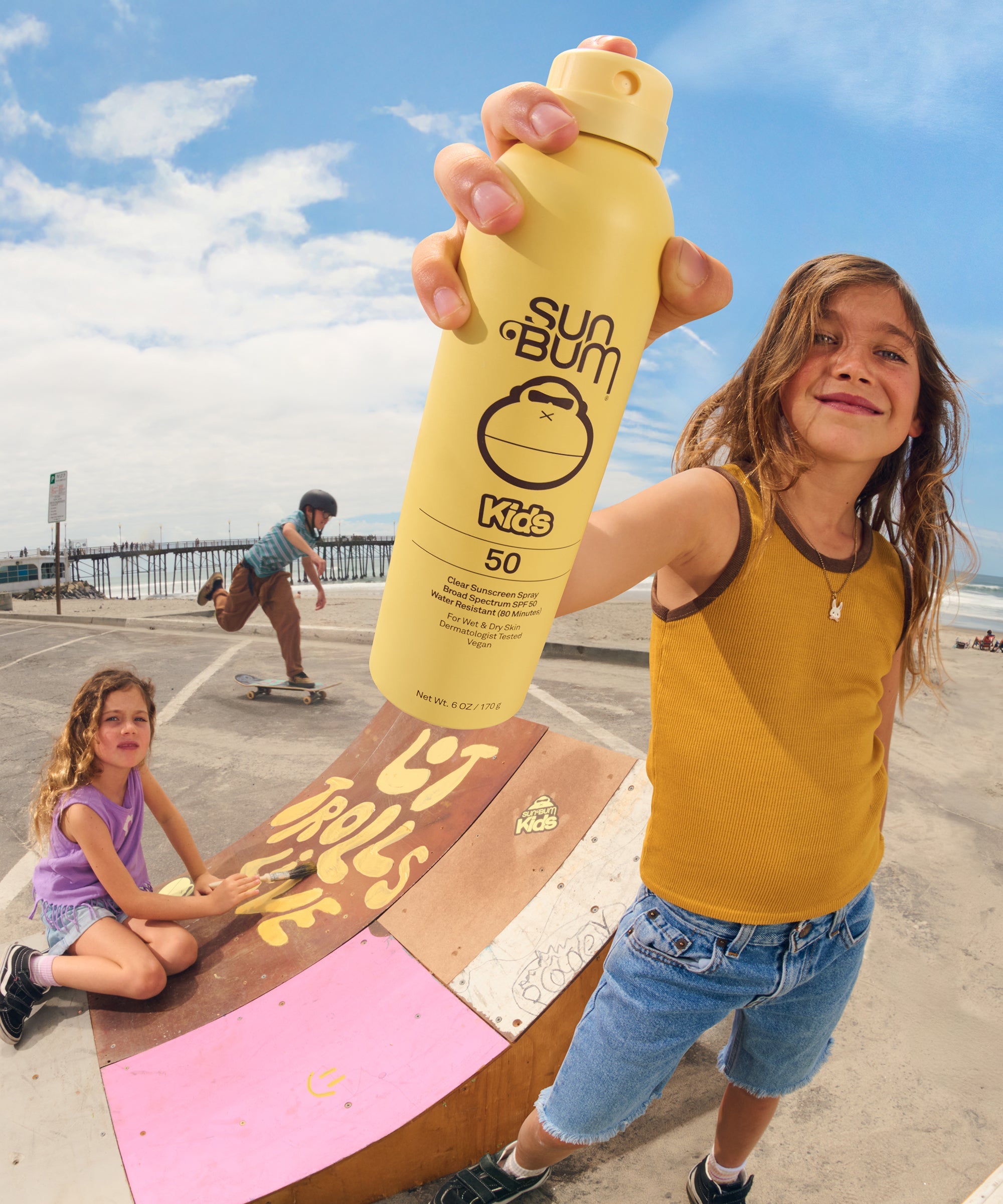 SunBum Kids Sunscreen Spray SPF 50 Clear