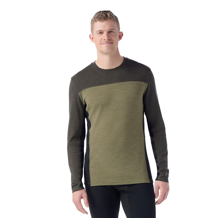 M's Classic Thermal Merino Baselayer Colorblock Crew