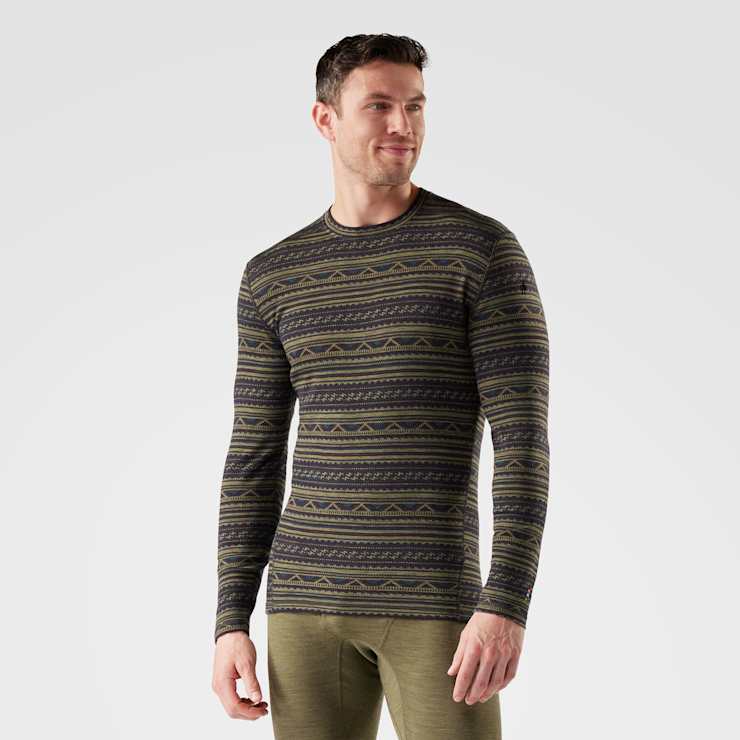 M's Classic Thermal Merino Baselayer Colorblock Crew