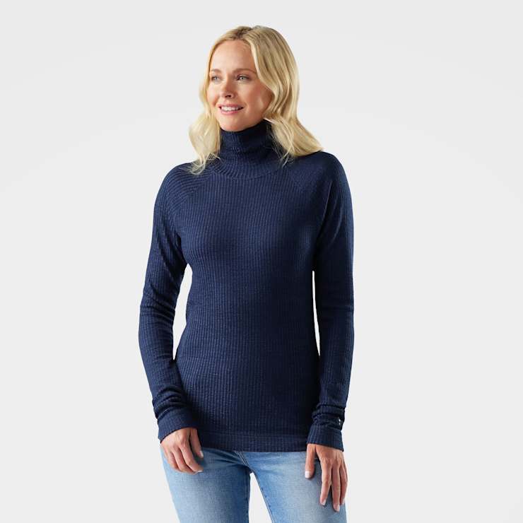 W's Thermal Merino Rib Turtleneck