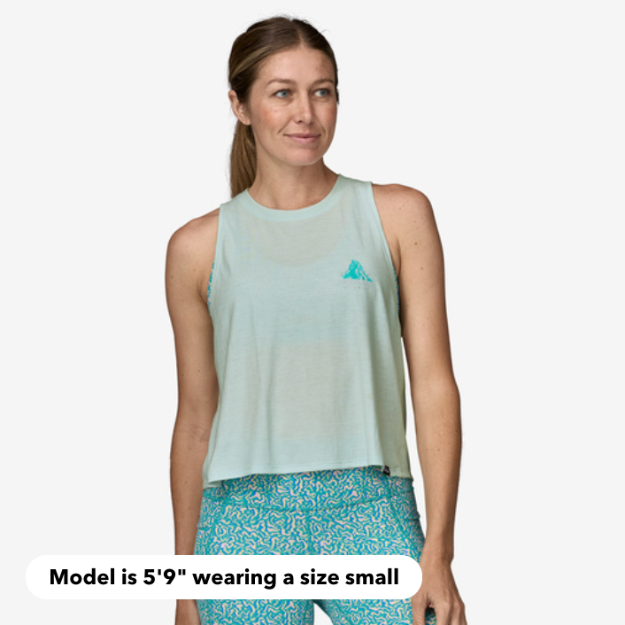 W's Capilene Cool Trail Cropped Tank