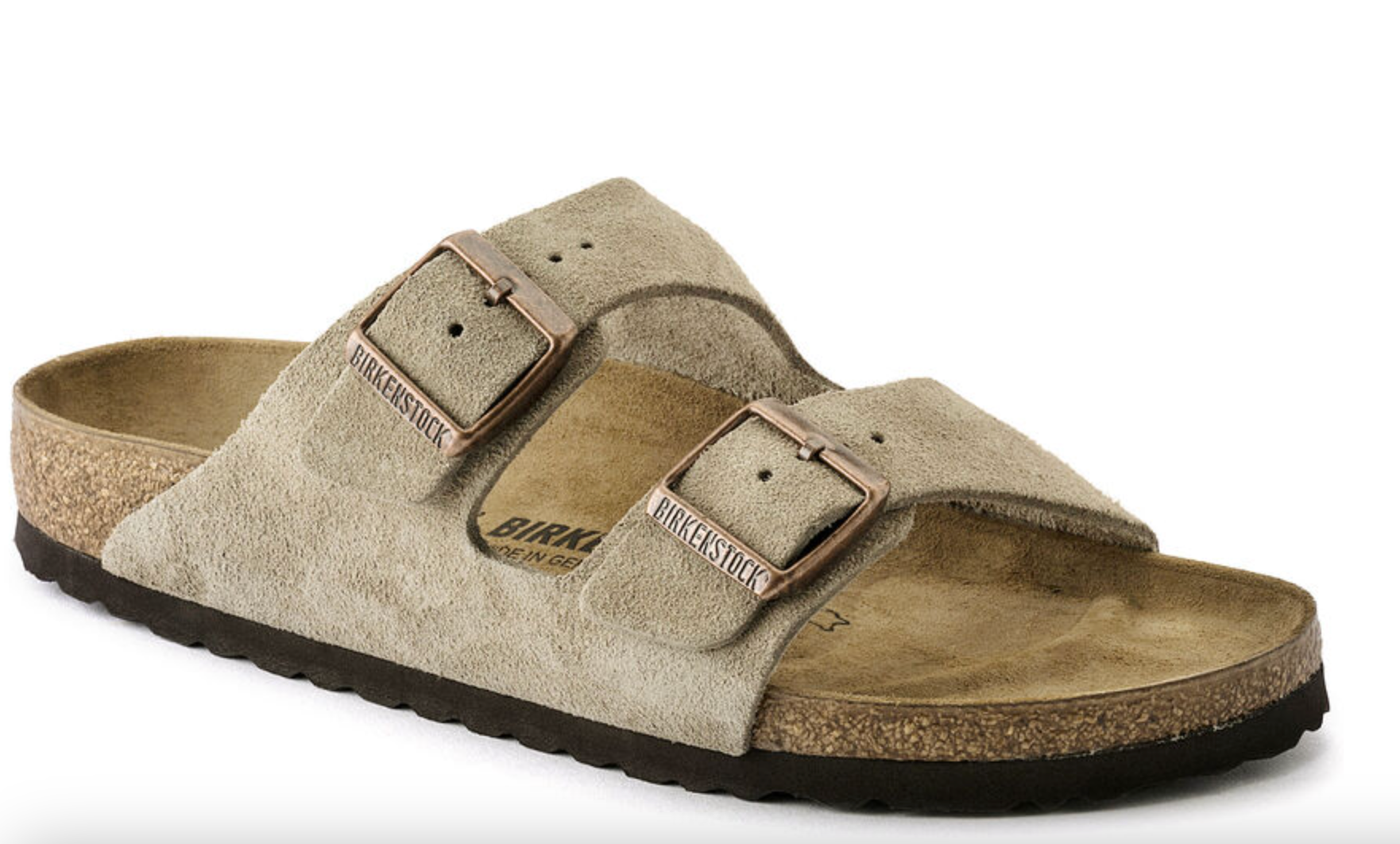 Arizona Suede Leather Soft Footbed - Regular