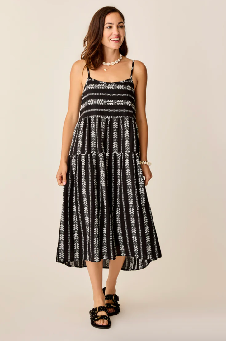 Carve Designs Jacey Textured Dress - Women's Black Embroidered / M Carve Designs Jacey Textured Dress - Women's Black Embroidered / M