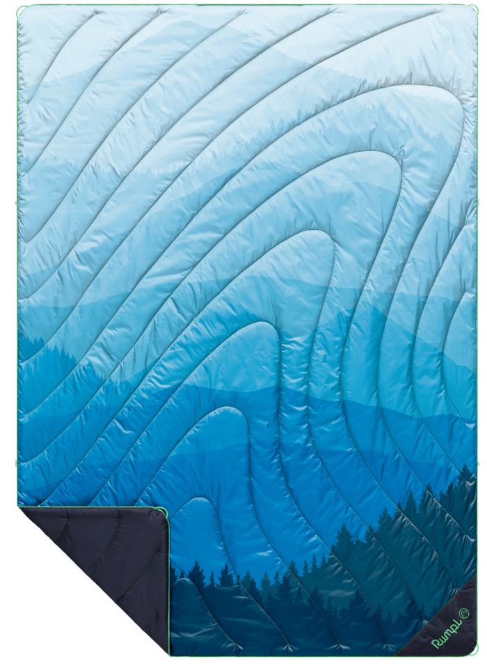 Rumpl Original Puffy Blanket-Blue Ridge Fade 1P