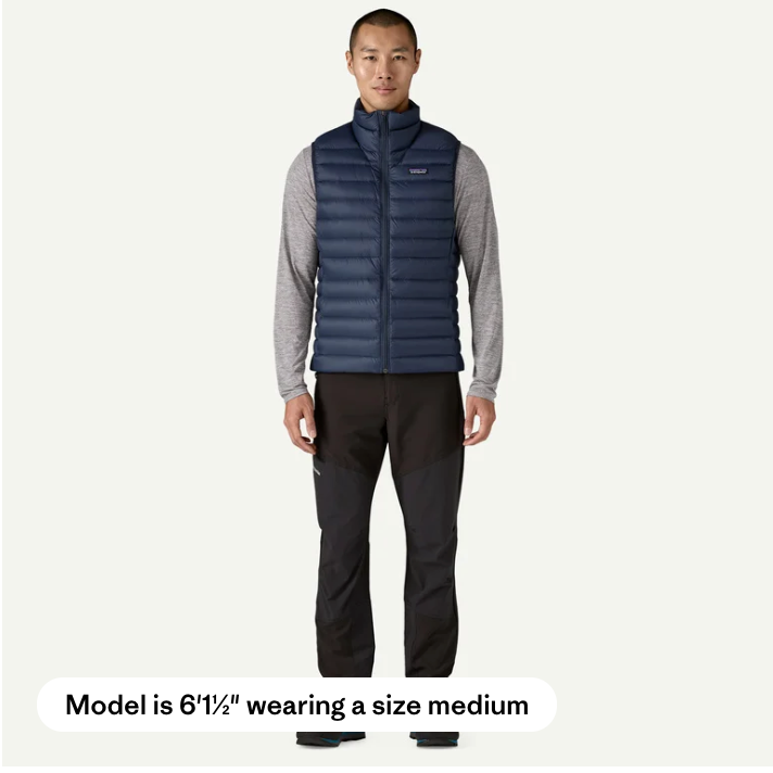 M's Down Sweater Vest