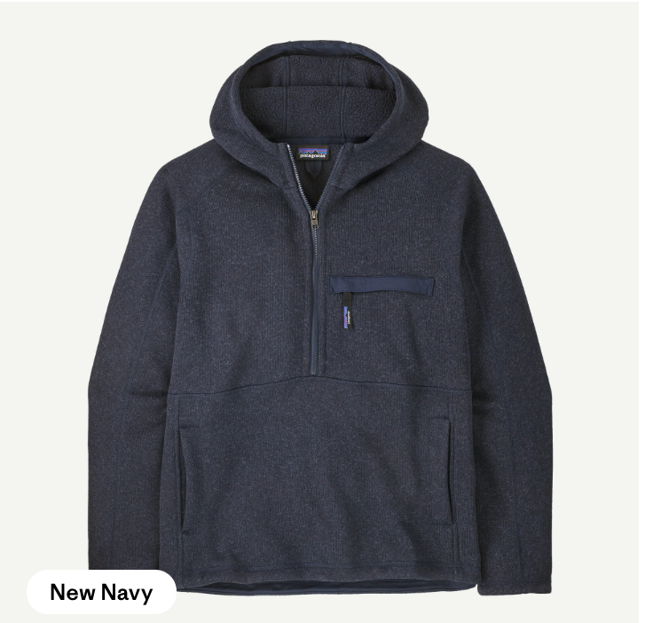Patagonia Ms Better Sweater 1/2 Zip P/O RLB / M