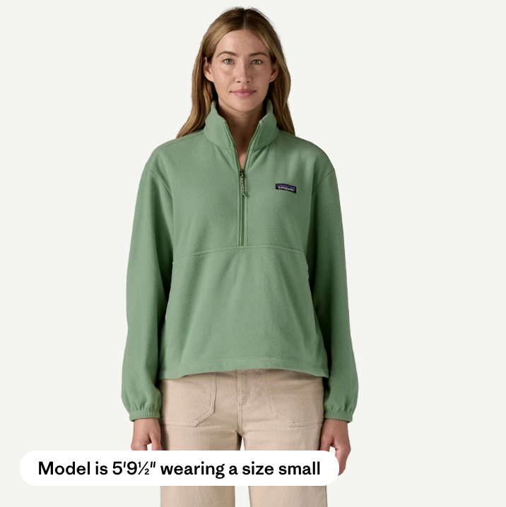 W's Micro D 1/2 Zip P/O