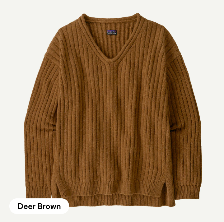 W's Recycled Wool V-Neck Sweater