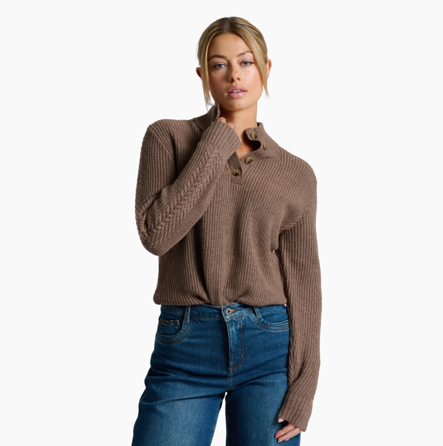 W's Fireside Henley Sweater