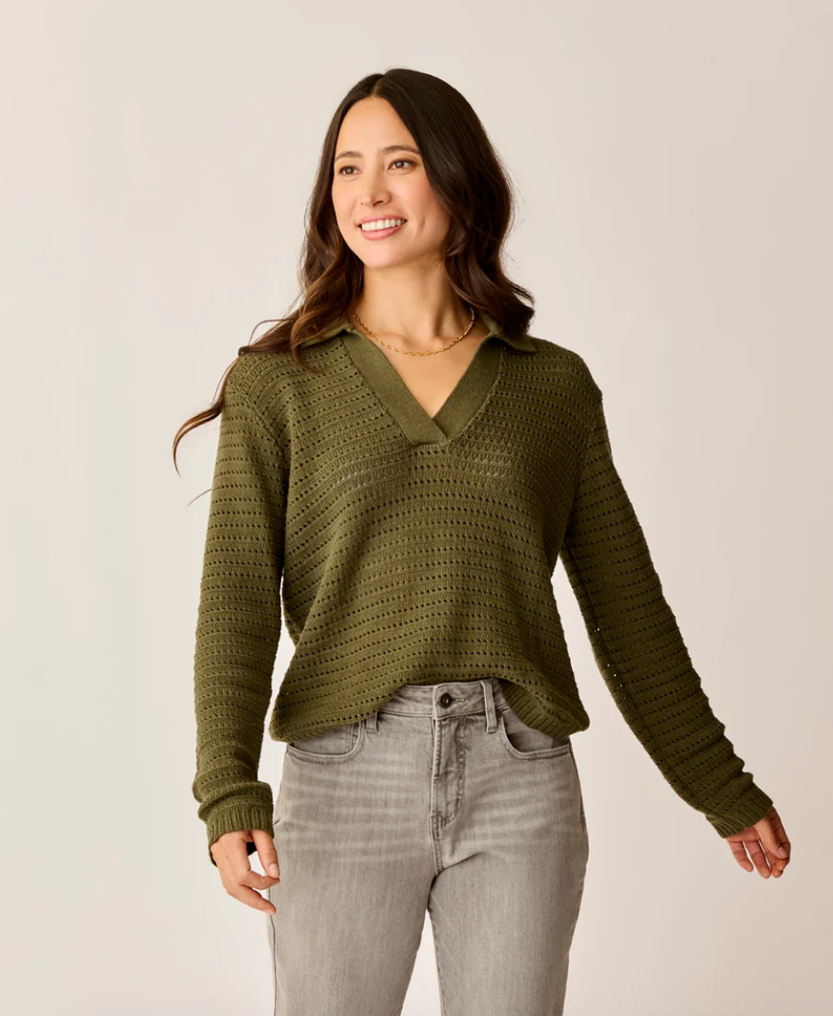 W's Morgan Polo Sweater
