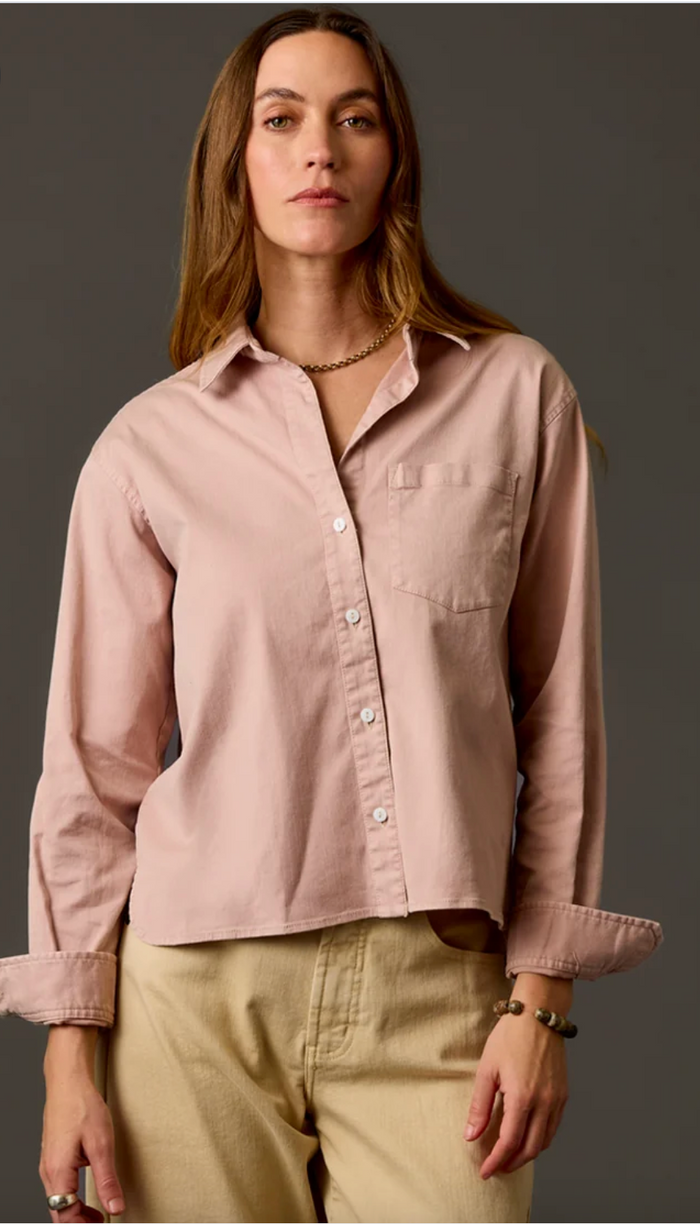 Carve Designs Ws Claire Twill Shirt Washed Adobe