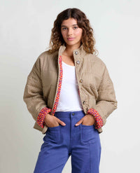 Toad and Co Ws Manzana Quilted Jacket Partridge Gingham
