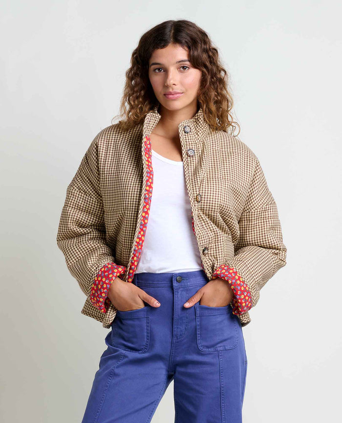 Toad and Co Ws Manzana Quilted Jacket Partridge Gingham