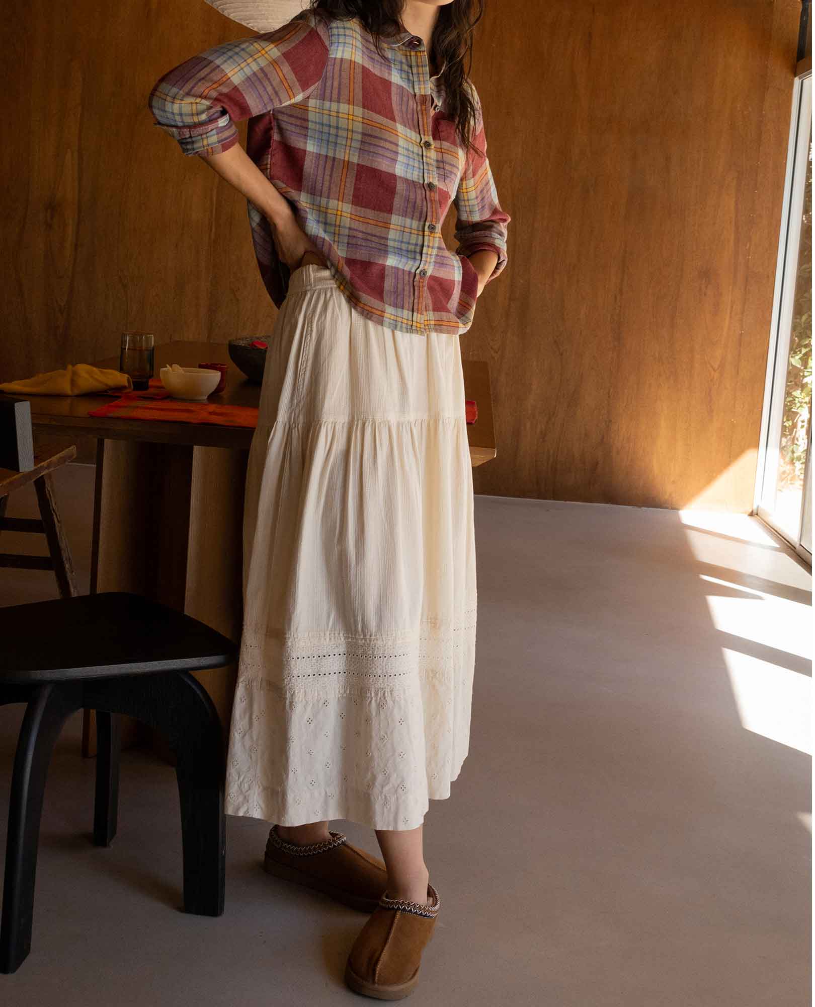 Toad and Co Ws Airscape Midi Skirt