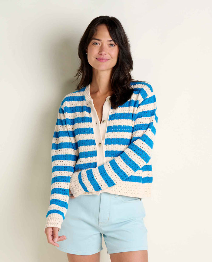 Toad and Co Ws Bianca Pointelle Cardigan alt Pattern / S