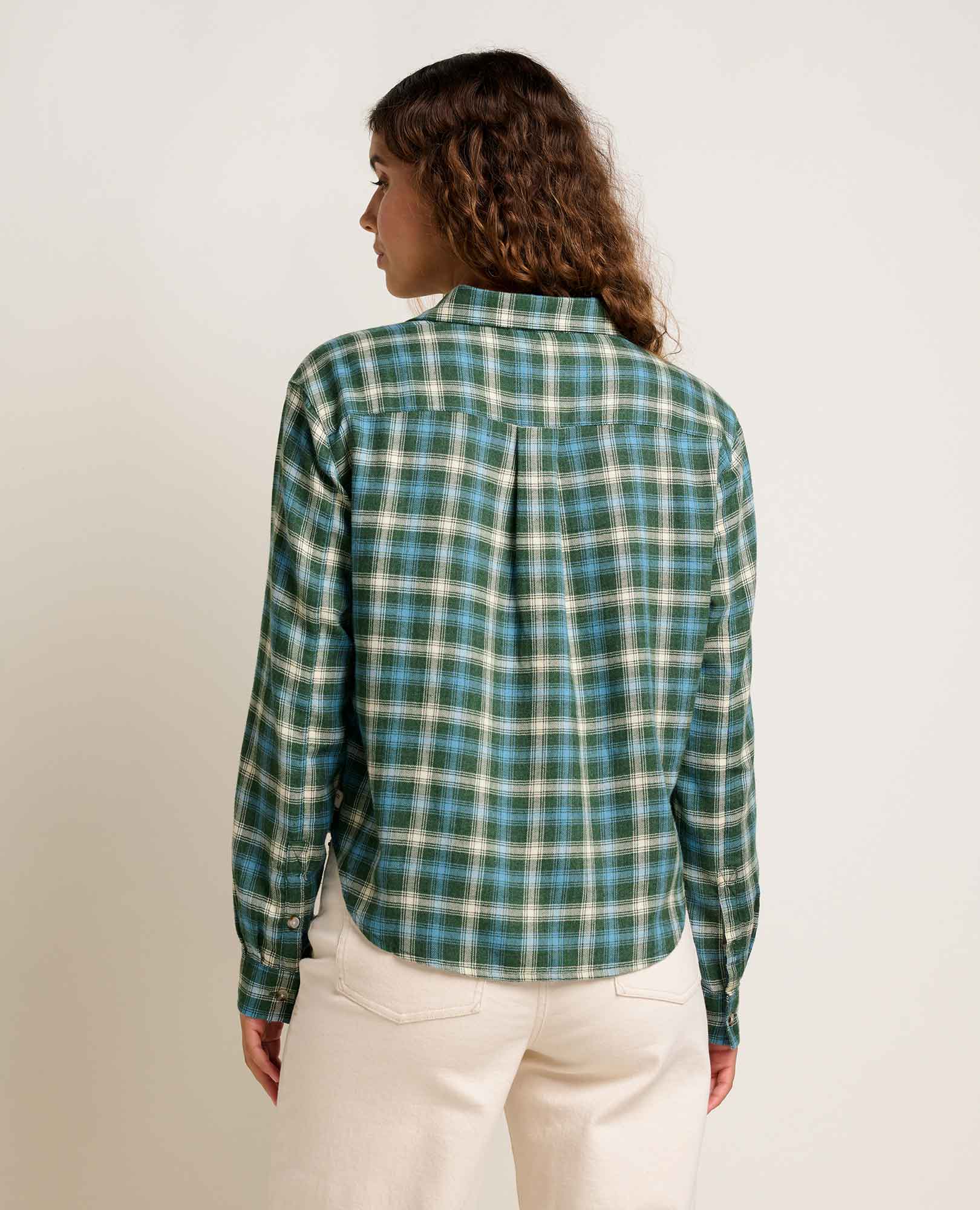W's Re-Form Flannel Boxy Long Sleeve Shirt