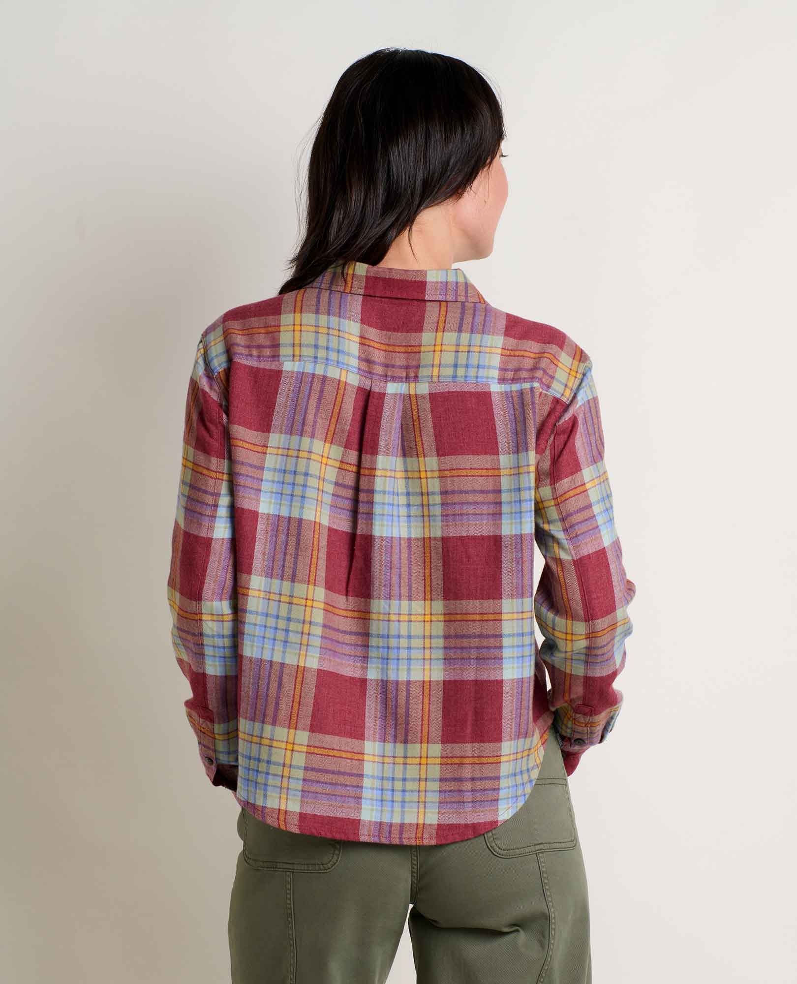 W's Re-Form Flannel Boxy Long Sleeve Shirt