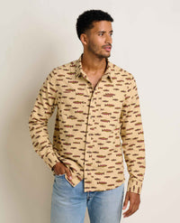Toad and Co Ms Pinevale LS Shirt Chai Trout Print
