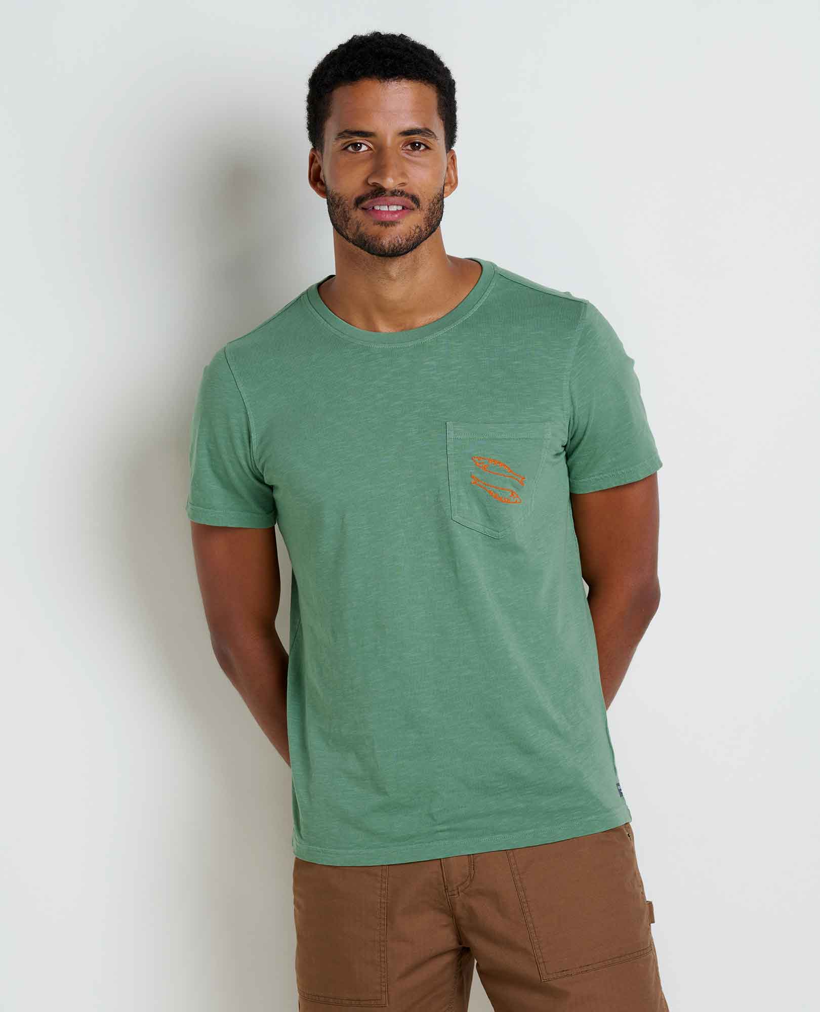 M's Primo Short Sleeve Embroidered Crew