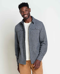 Toad and Co Ms Kennicott Shirt Jacket Heather Grey Twill