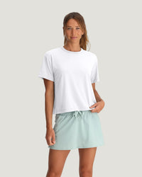 FreeFly Ws Elevate Lightweight Tee Bright White