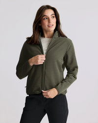 FreeFly Ws Gridback Fleece Jacket Dark Forest